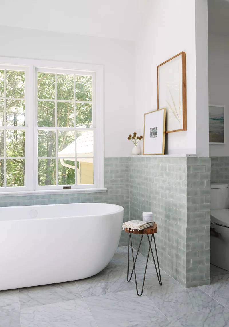 38 Classic Bathroom Design Ideas for Timeless Elegance 24 Soothing Green Bathroom Design