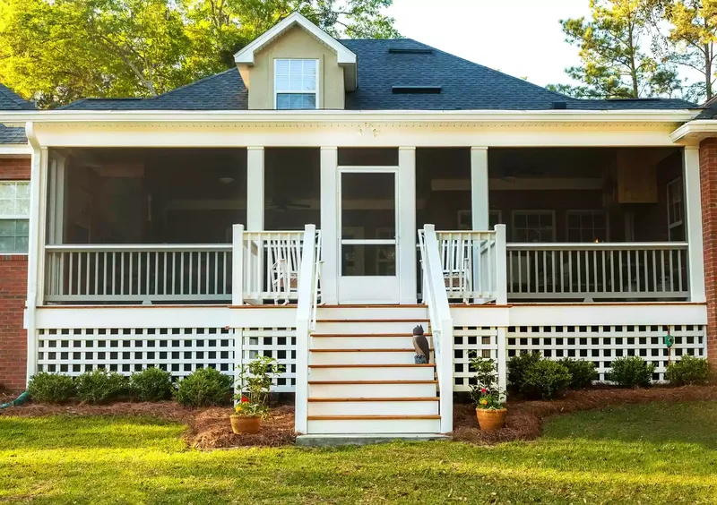 15 Deck Skirting Solutions to Enhance Your Outdoor Space 14 Square Lattice Deck Skirting