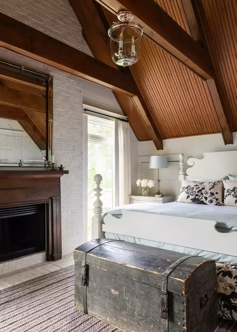 67 Fireplace Designs for a Cozy Focal Point in Your Space 40 Stained Wood Fireplace