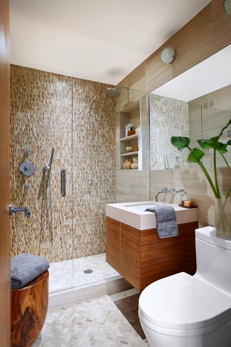 48 Contemporary Bathroom Ideas to Transform Your Space 21 Stand Out with Stone Shower Walls