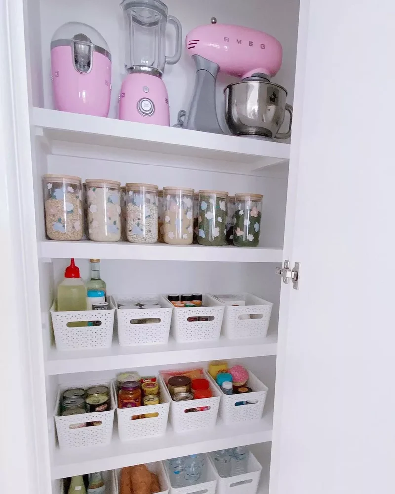 20 Clever Small Pantry Organization Ideas That Work 12 Stash Away Those Extra Appliances