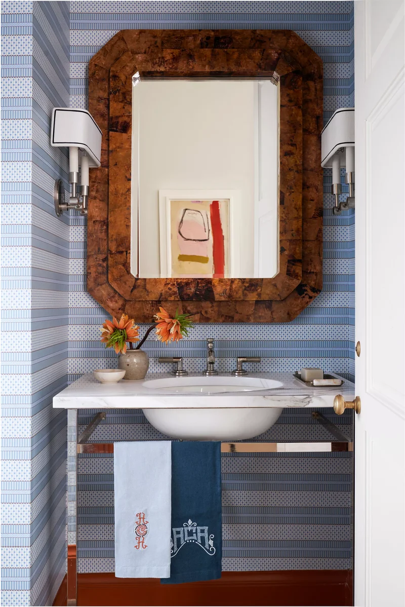 51 Stunning and Inspired Bathroom Wall Decoration Ideas 49 Statement Bathroom Mirror