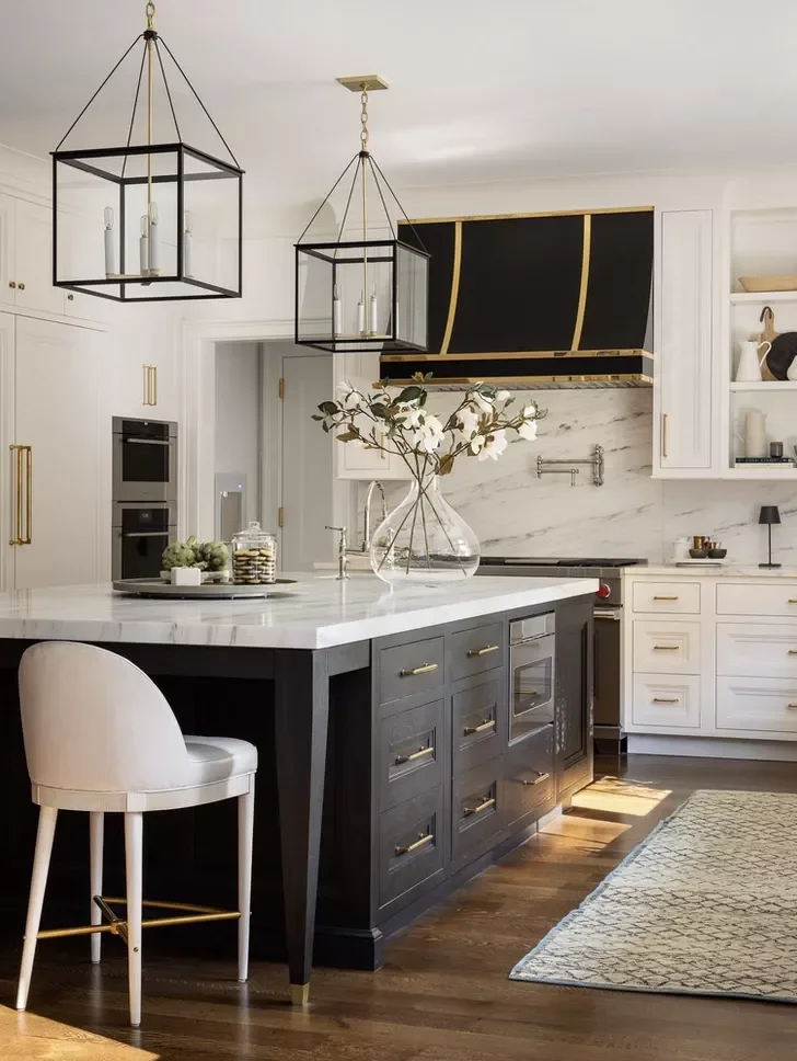 Statement Kitchen Island Decor