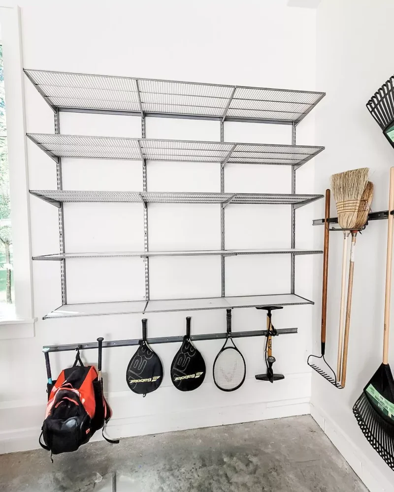 11 Creative Garage Shelving Solutions to Tame Your Clutter 5 Stay on Track