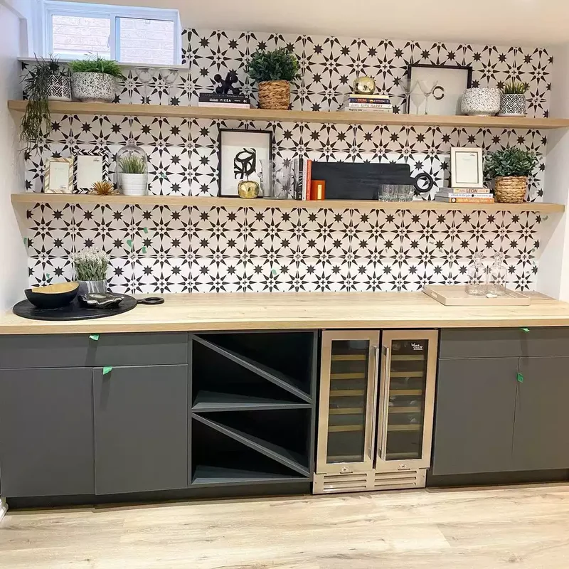 Stencil a Backsplash