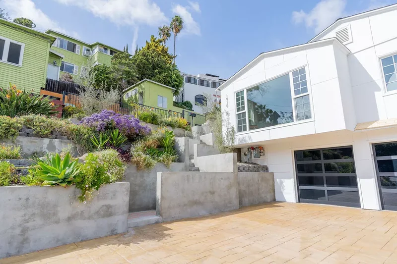 Stepped Retaining Wall