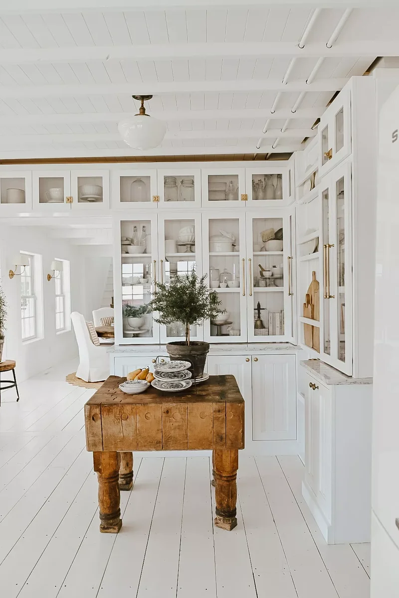 60 Smart Kitchen Cabinet Organization Ideas You'll Love 13 Stick to Glass Doors