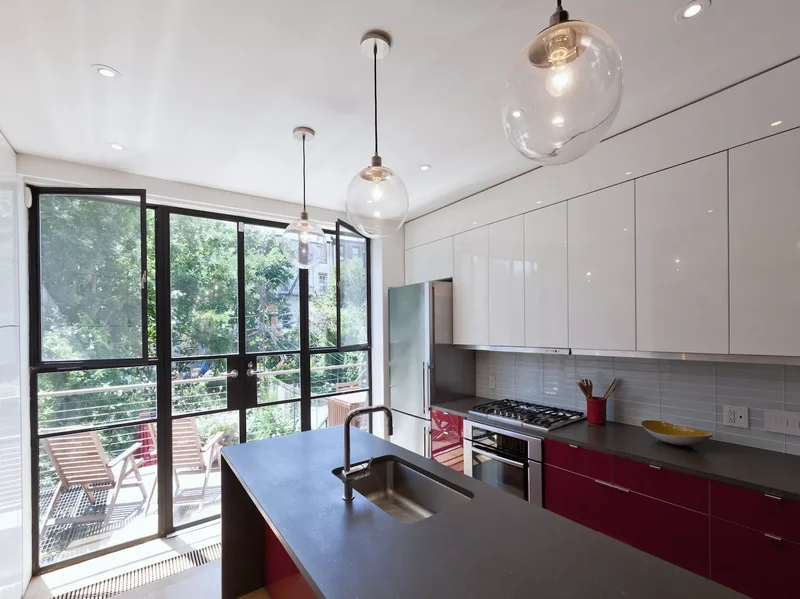 28 Red Kitchen Ideas That'll Transform Your Cooking Space 24 Stick to Red Base Cabinets