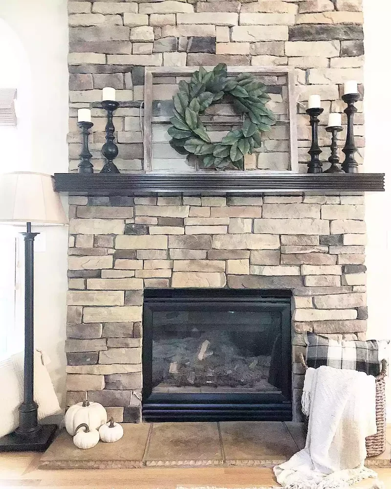 34 Cozy Farmhouse Fireplace Designs to Transform Your Room 16 Stock up on the Basics