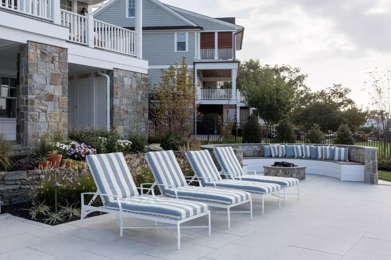 60 Backyard Fire Pit Ideas for Your Summer Project List 17 Stone Fire Pit Banquette