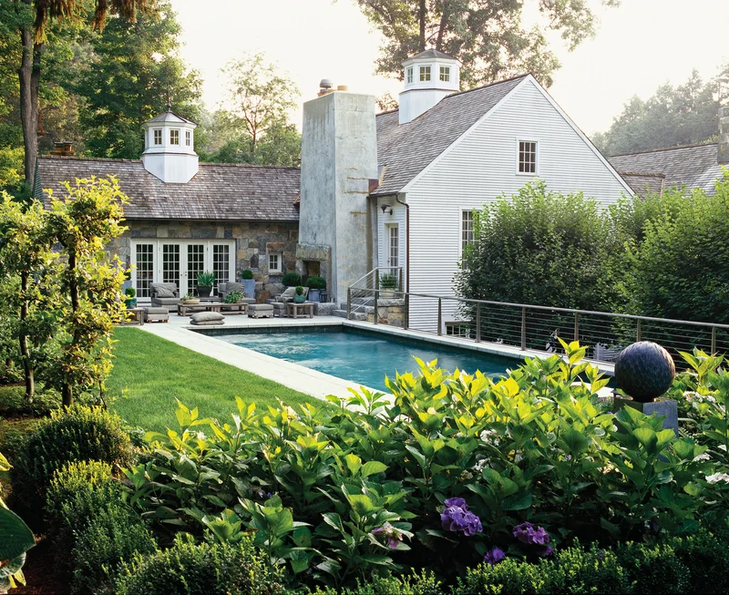 Stone Patio Makeover After