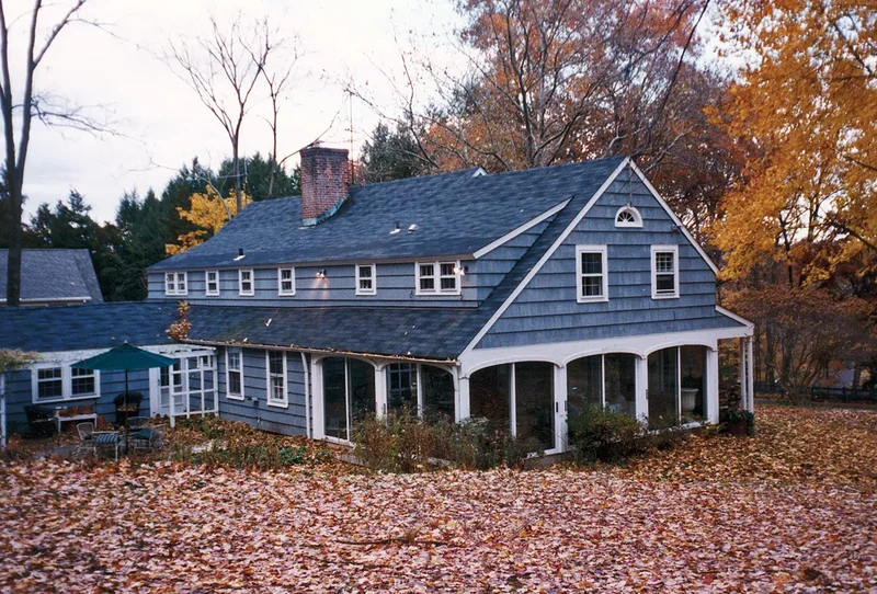 Stone Patio Makeover Before