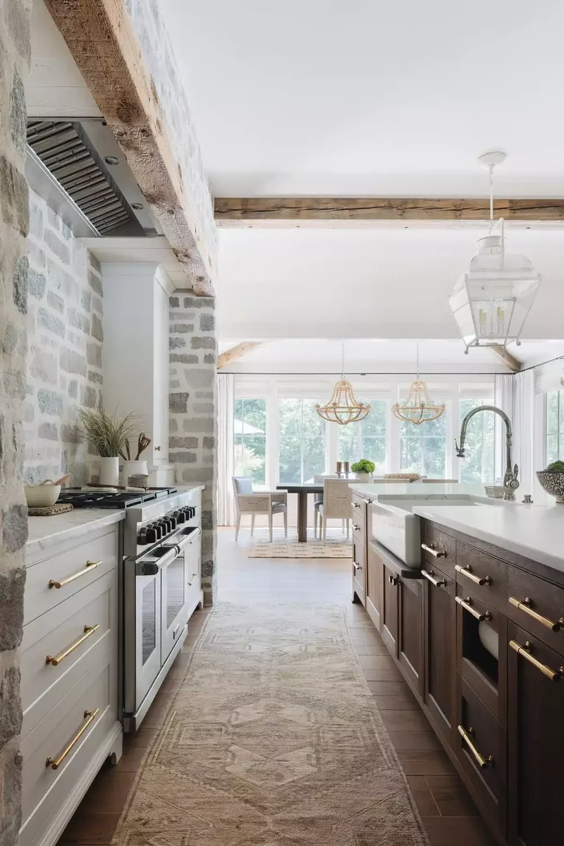 Stone Wall Backsplash