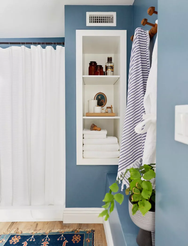 102 Beautiful Bathroom Design Ideas You'll Love to Recreate 11 Storage Niche