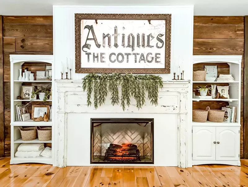 34 Cozy Farmhouse Fireplace Designs to Transform Your Room 13 Style Surrounding Built-Ins