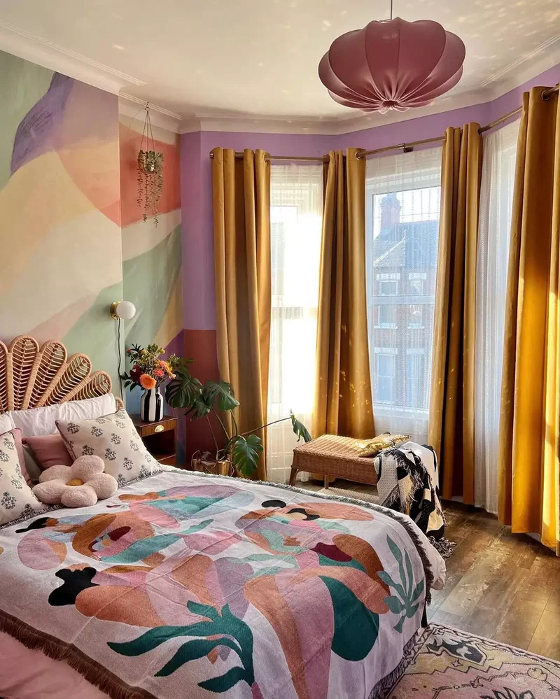 30 Beautiful Bedding Ideas to Make Your Bedroom Extra Cozy 7 Style a Colorful Quilt