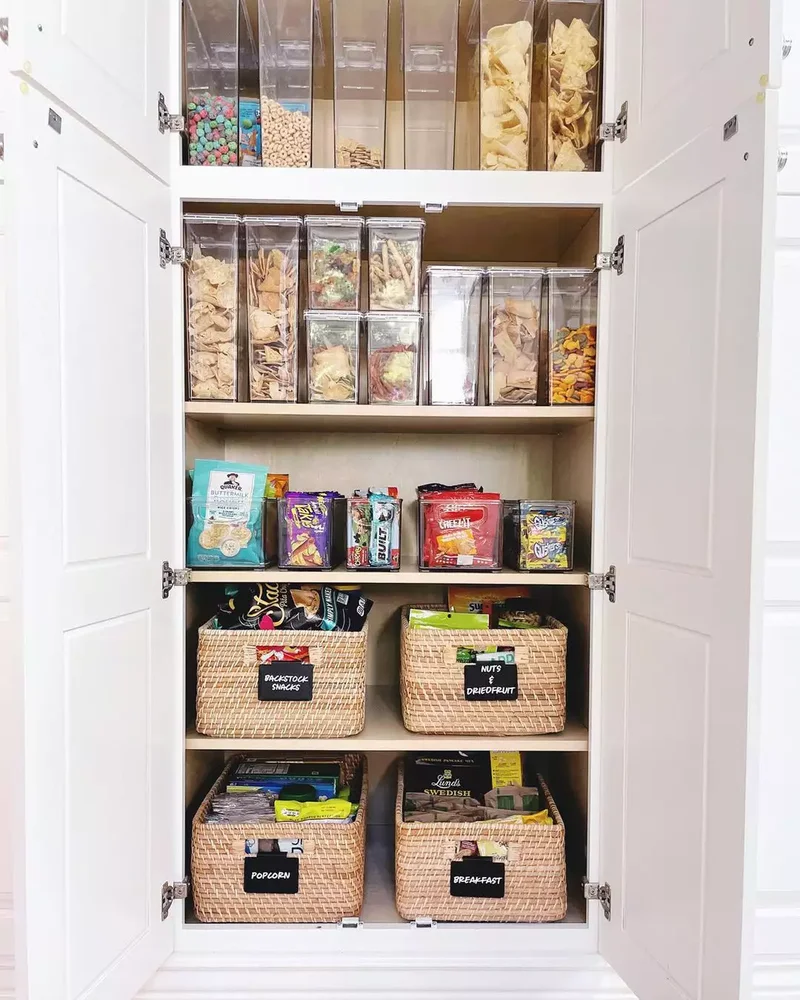 20 Clever Small Pantry Organization Ideas That Work 13 Style a Kid-Friendly Setup