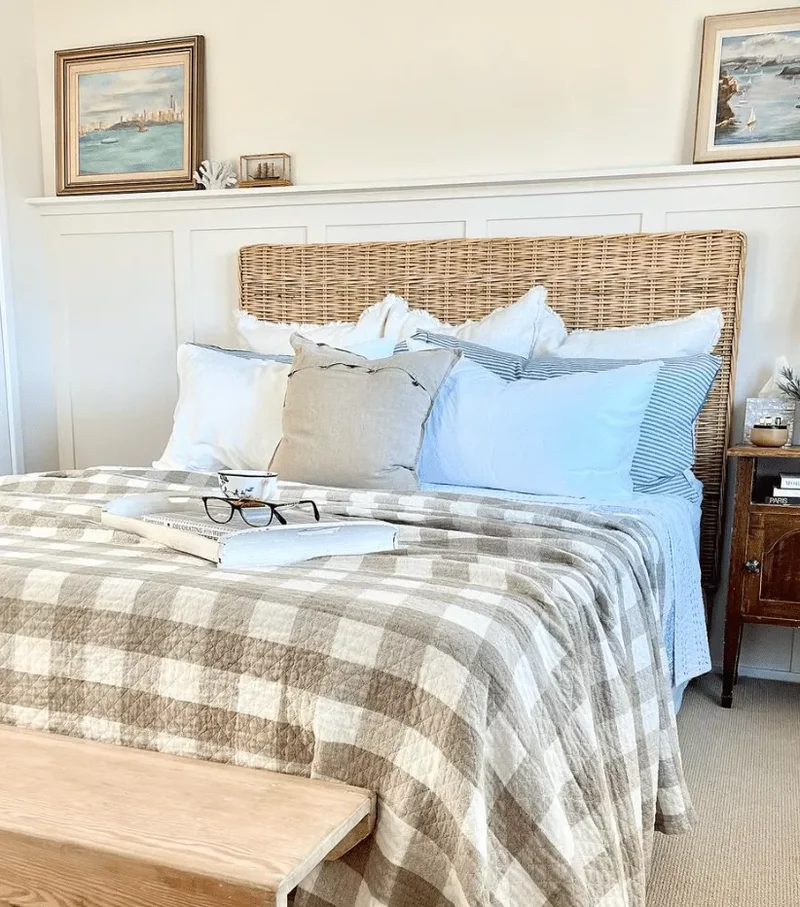 Style a Wicker Headboard