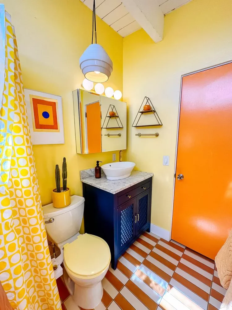 28 Small Bathroom Paint Colors That Create Spacious Vibes 12 Sunny Yellow