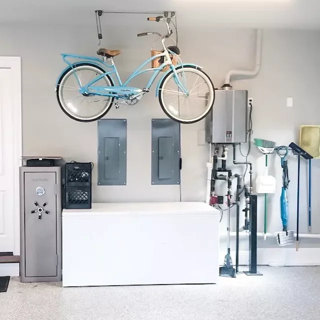 18 Smart Garage Bike Storage Solutions to Maximize Space 18 Suspend a Bike From the Ceiling