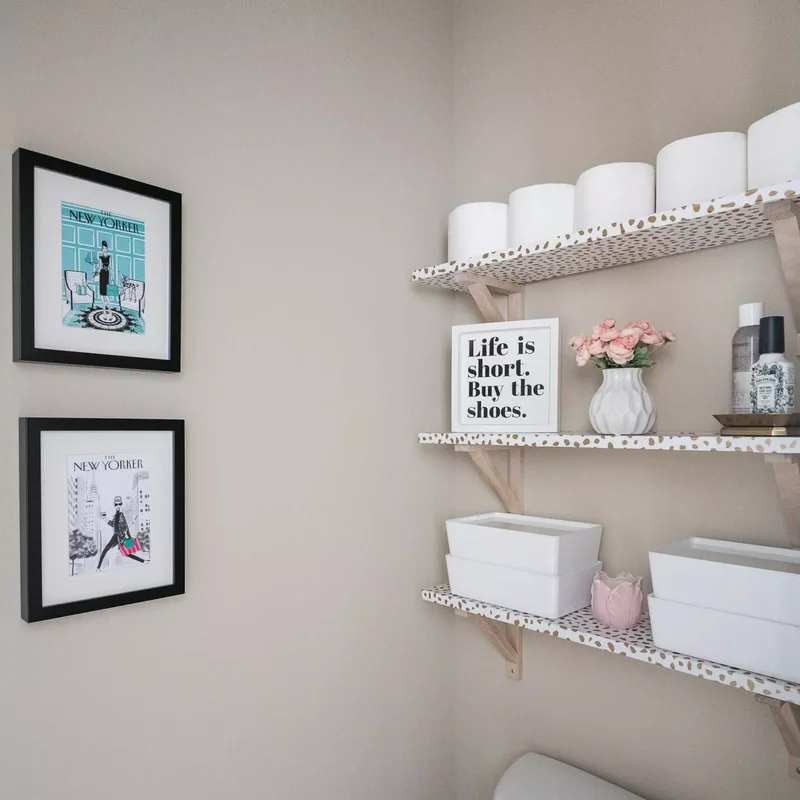 15 Creative Toilet Paper Storage Ideas for Your Bathroom 3 Sweet Shelves