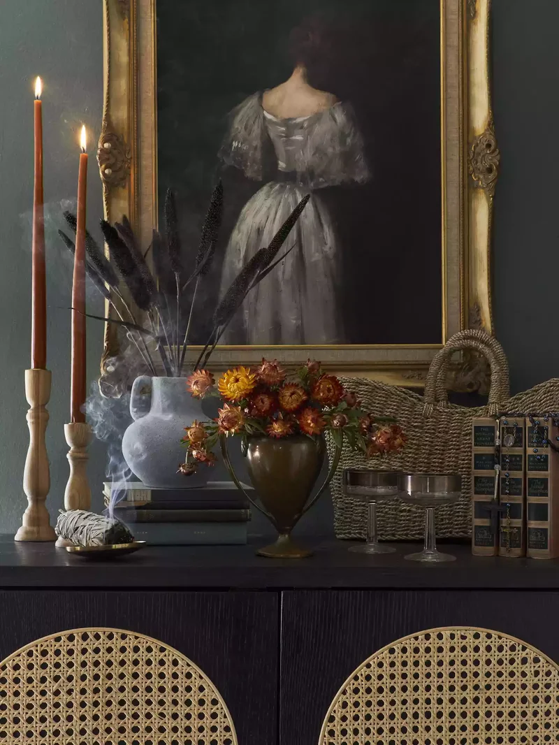 30 Beautiful Sideboard Styling Ideas for Every Room 27 Switch It Out Seasonally