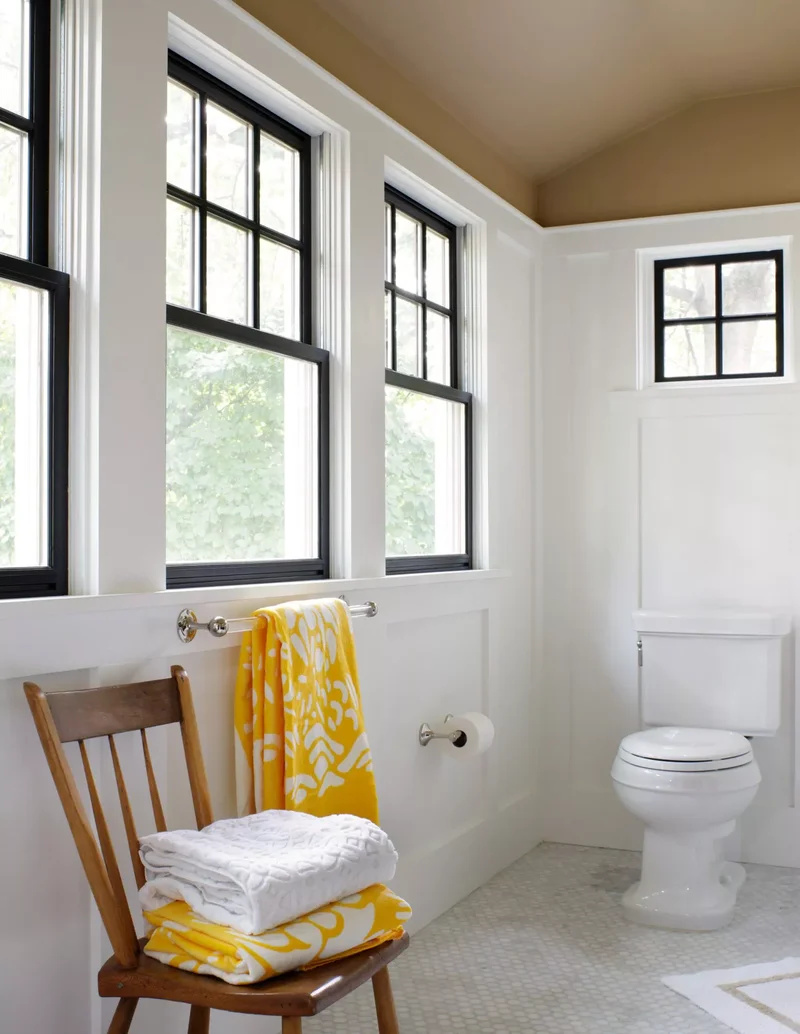 28 Smart Bathroom Towel Storage Solutions That Work 13 Take a Seat for Towels