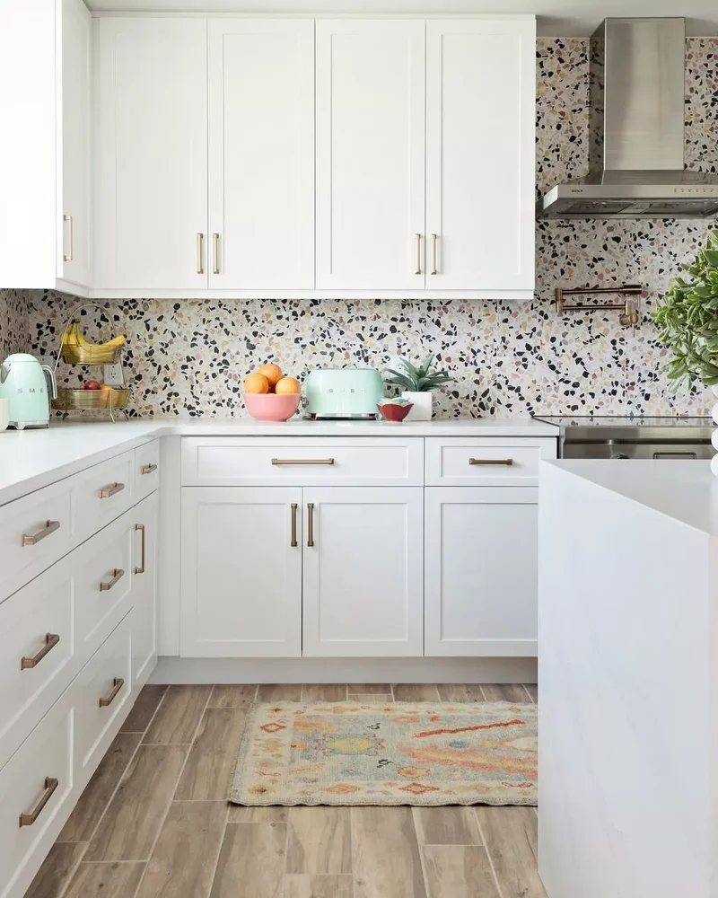 15 Retro Kitchen Design Ideas That Still Shine in 2025 14 Terrazzo Tile