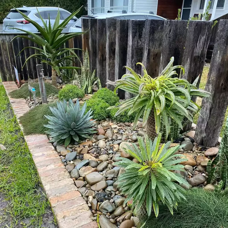 15 Brick Edging Ideas for Stylish Garden Flower Borders 13 Textured Brick Edging