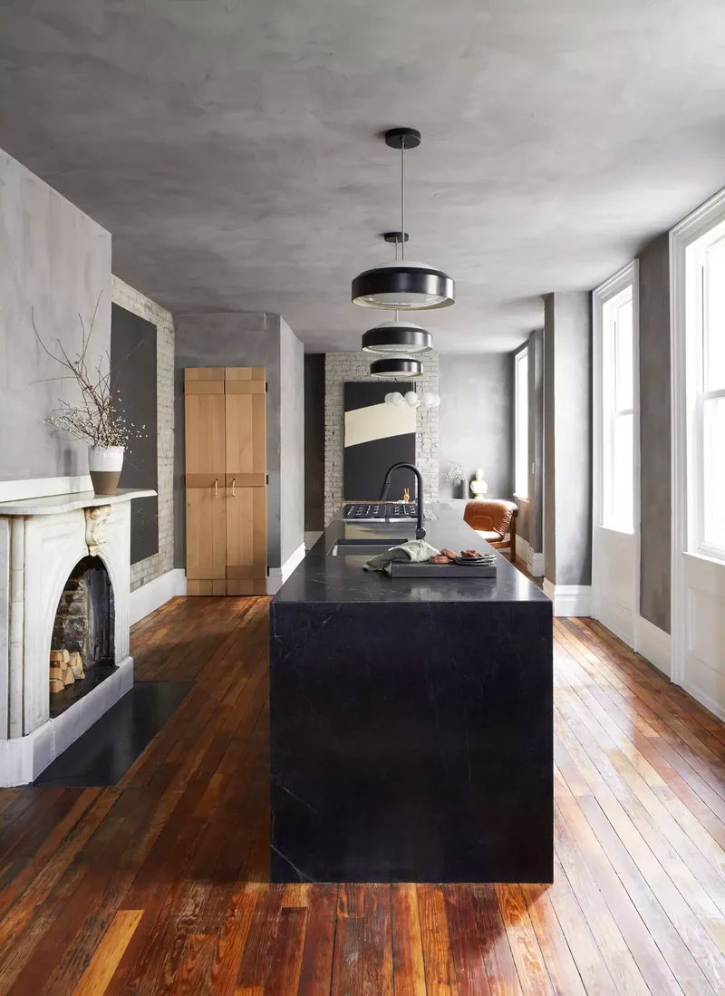 42 Stylish Gray Kitchen Design Ideas for a Sleek Look 25 Textured Gray Walls