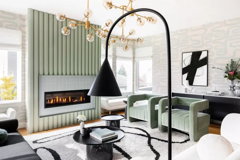 27 Sleek Linear Fireplace Ideas for Modern, Easy-Care Homes 13 Textured Linear Fireplace