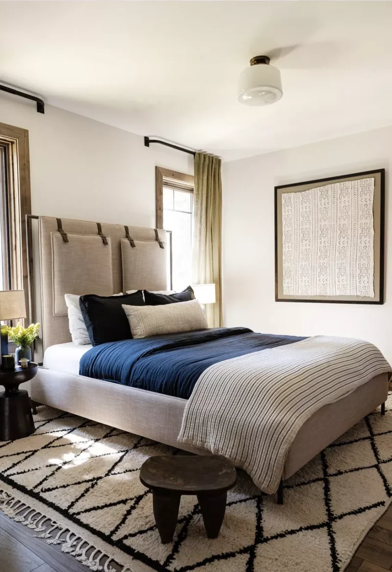 Textured Small Bedroom