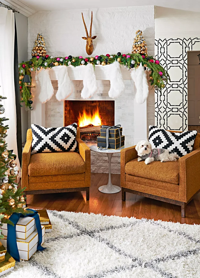 53 Stunning Christmas Mantel Decor Ideas for Your Home 24 The Right Formula