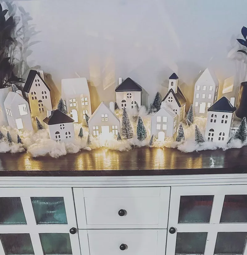 20 Christmas Village Display Ideas for Nostalgic Holidays 6 Themed Village