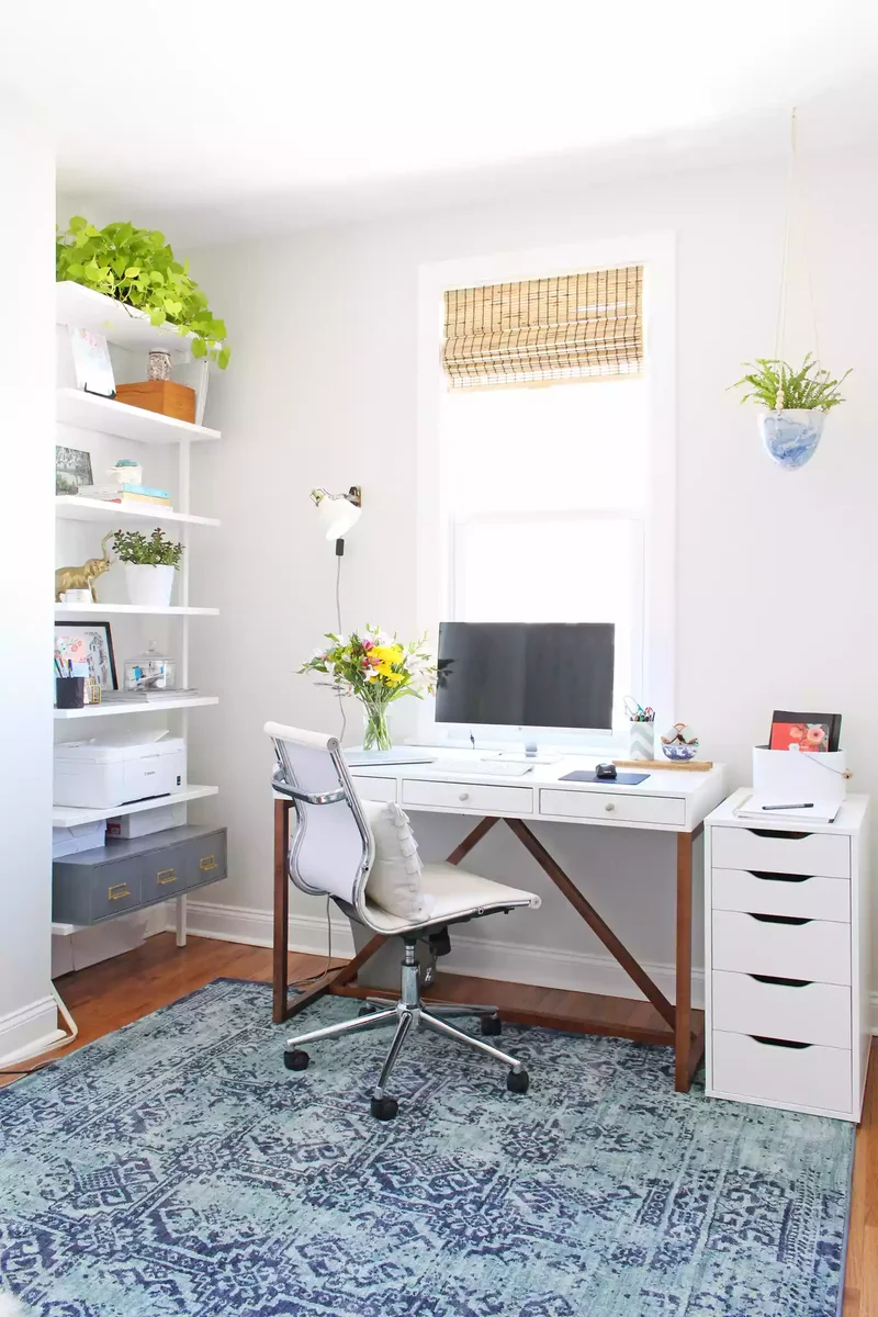 30 Home Office Shelving Solutions for Your Workspace 28 Think Tall and Narrow