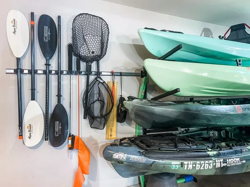 11 Creative Garage Shelving Solutions to Tame Your Clutter 6 Think Vertically