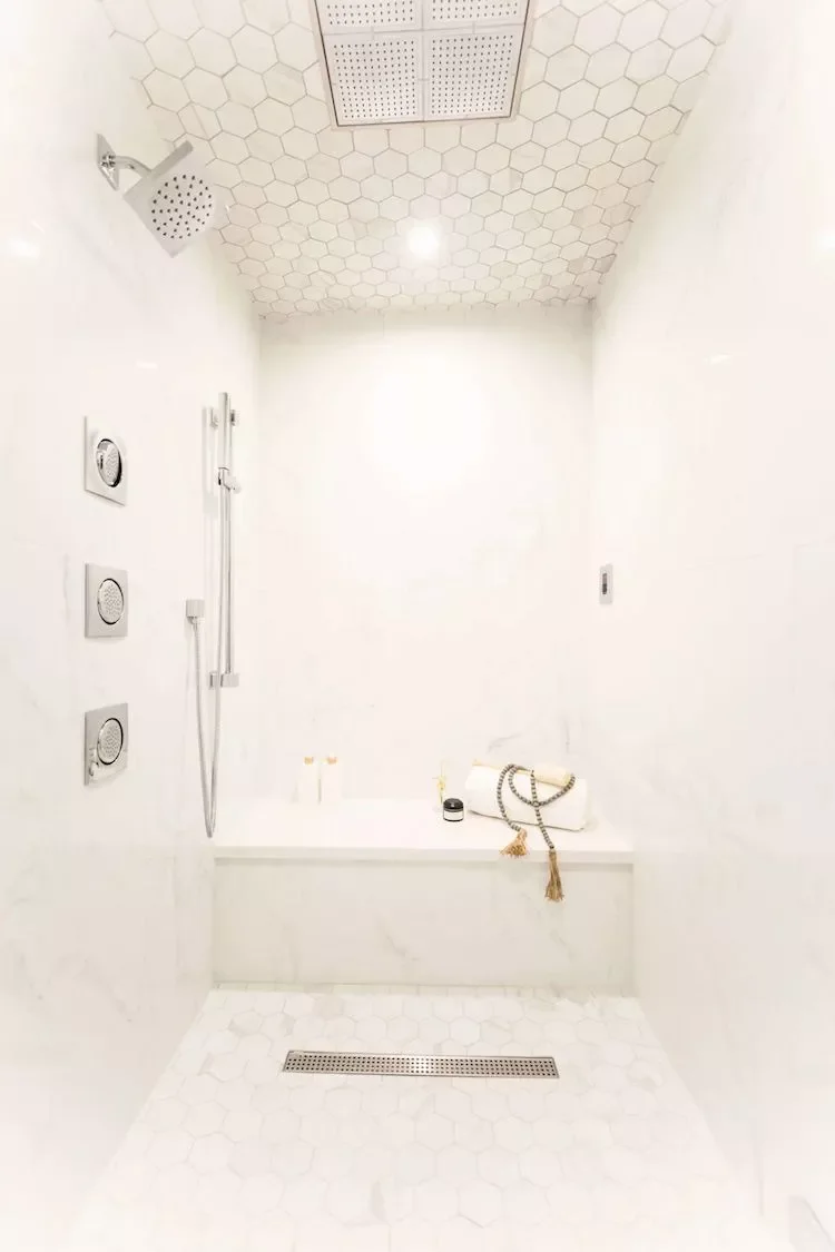 22 Stunning Bathroom Ceiling Designs That Wow Your Guests 19 Tile Floor and Ceiling