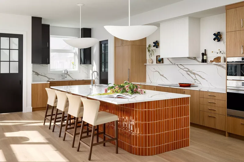 Tile the Kitchen Island