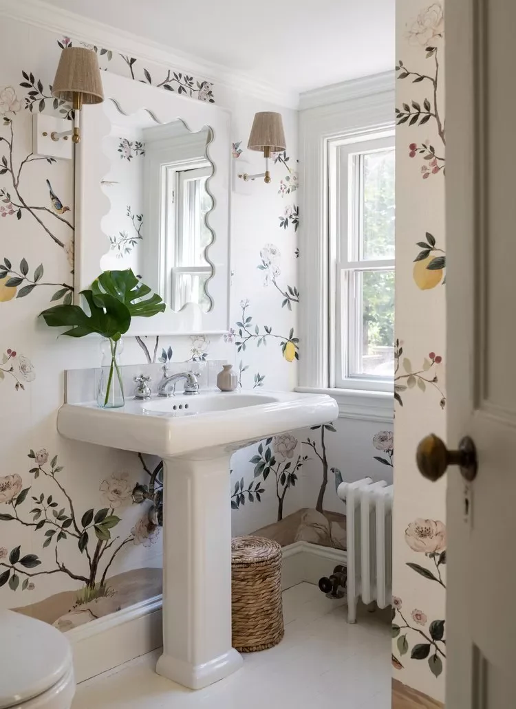 32 Half Bath Design Ideas to Inspire Bold Experimentation 1 Timeless Half Bathroom