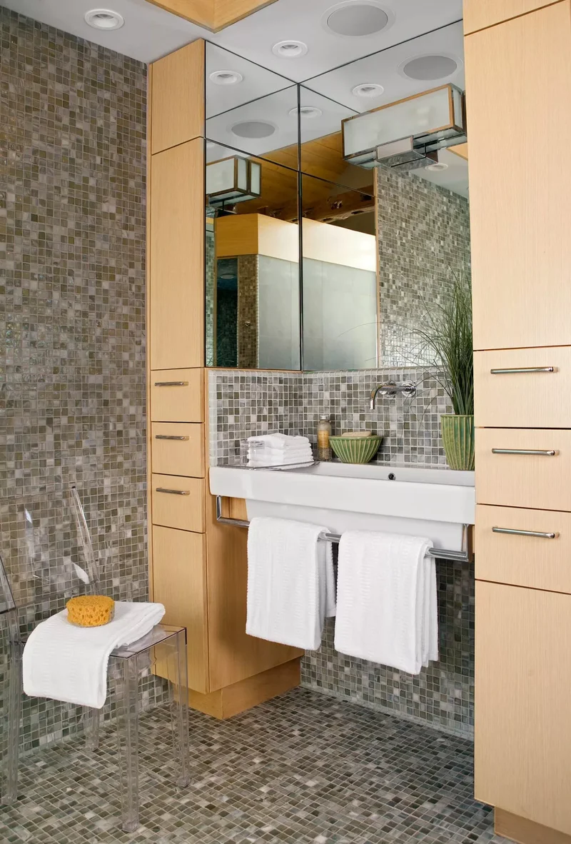 28 Smart Bathroom Towel Storage Solutions That Work 19 Towel Storage Within Reach