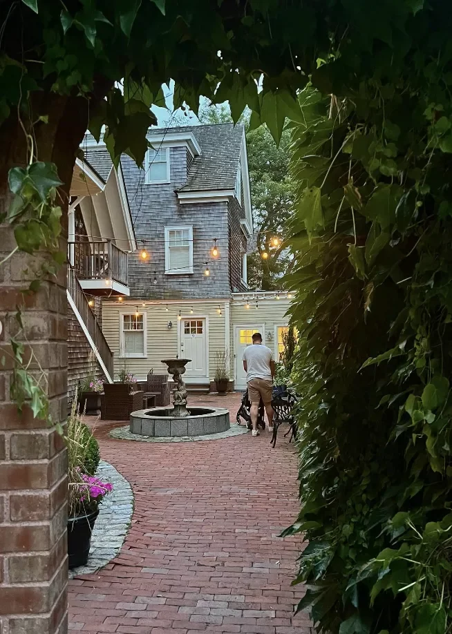 Traditional Brick Patio