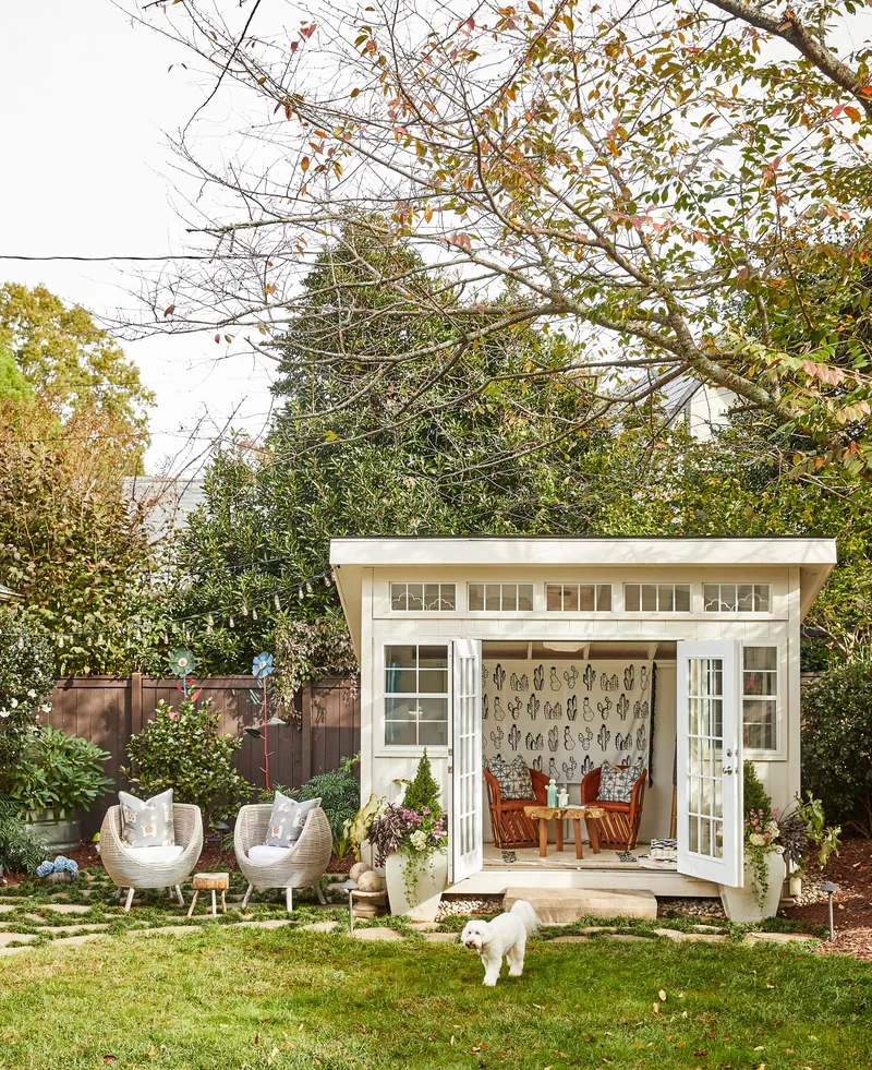 40 Budget-Friendly Backyard Ideas for Any Outdoor Space 31 Transform a Garden Shed
