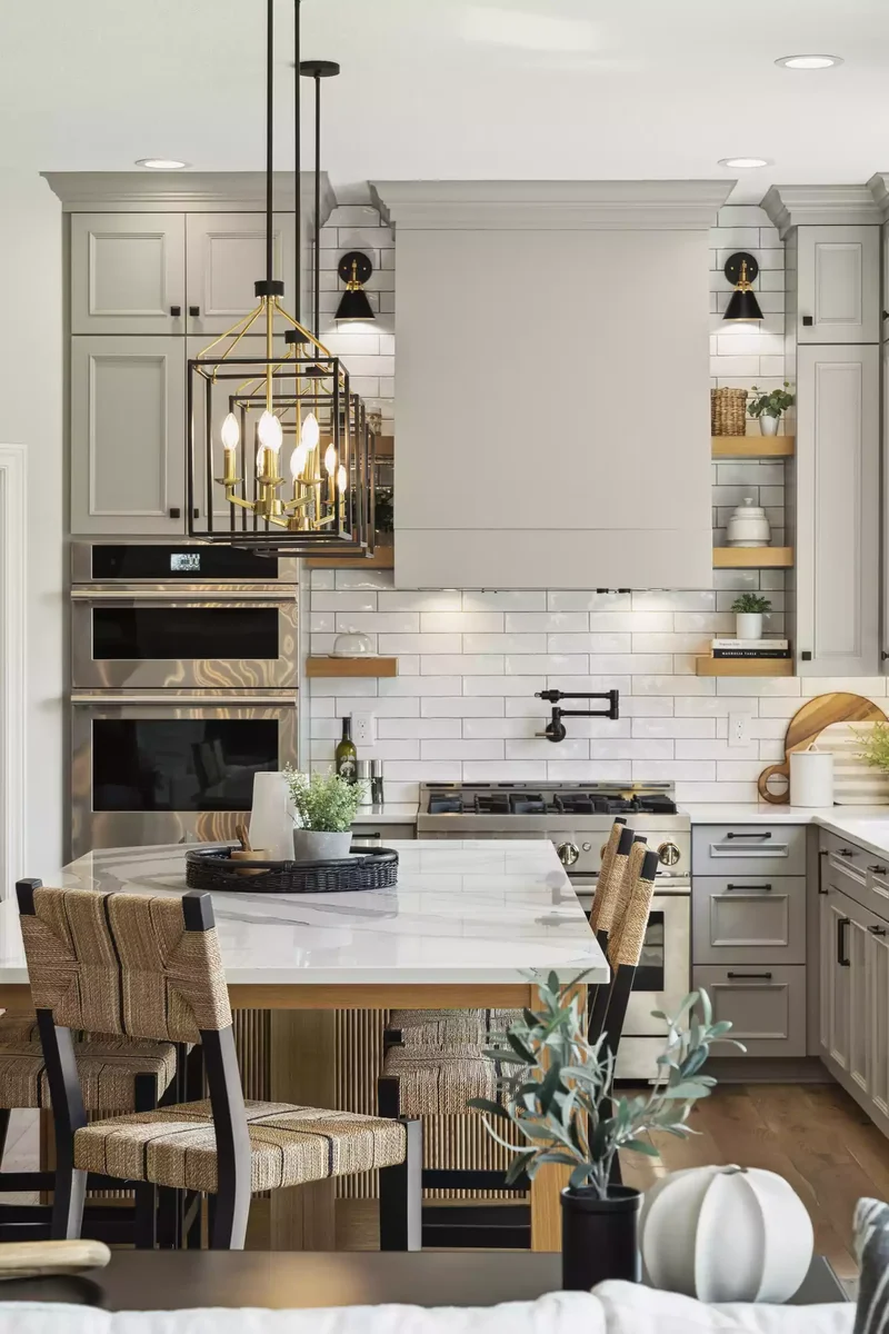 Tray in Modern Farmhouse Kitchen