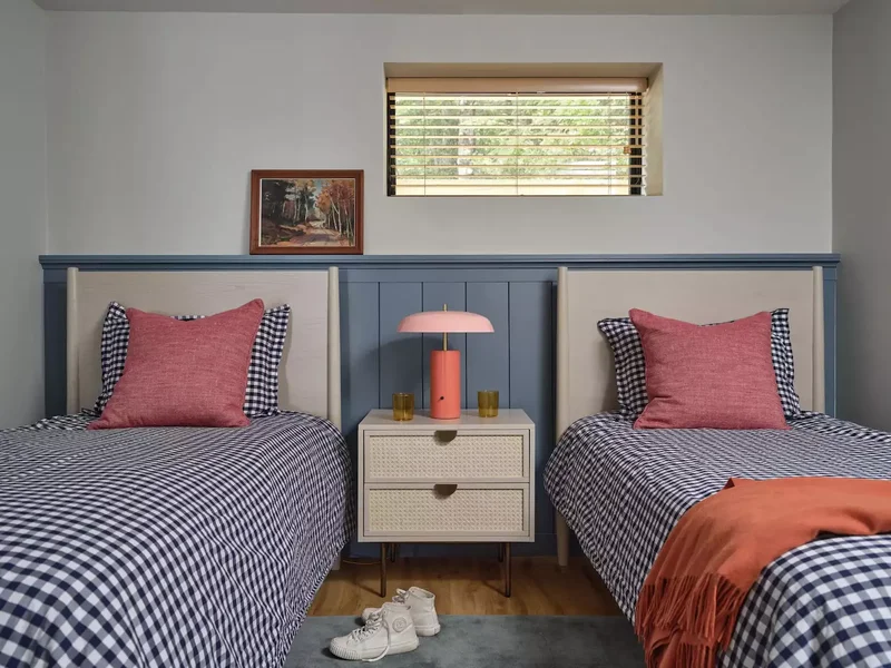 Try Blue-Gray Wainscoting