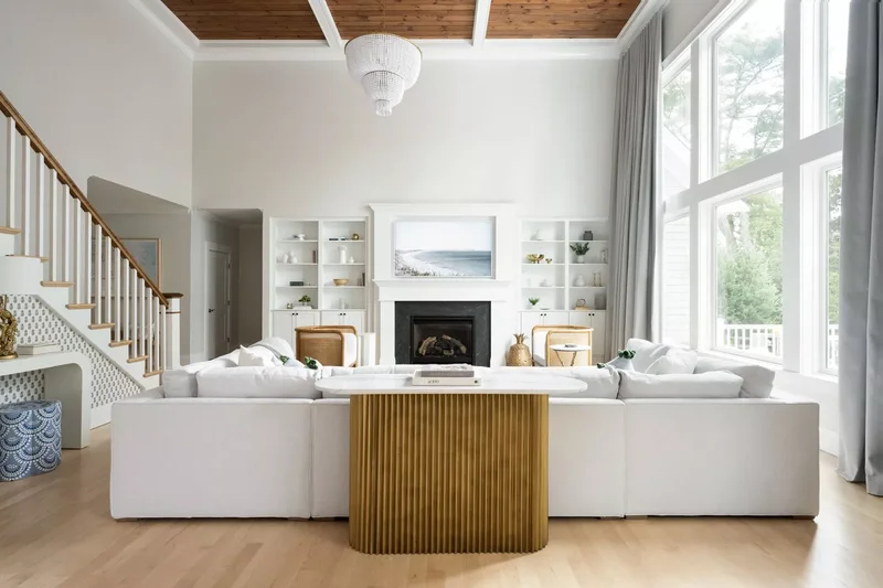 Try Ceiling-Height Curtains