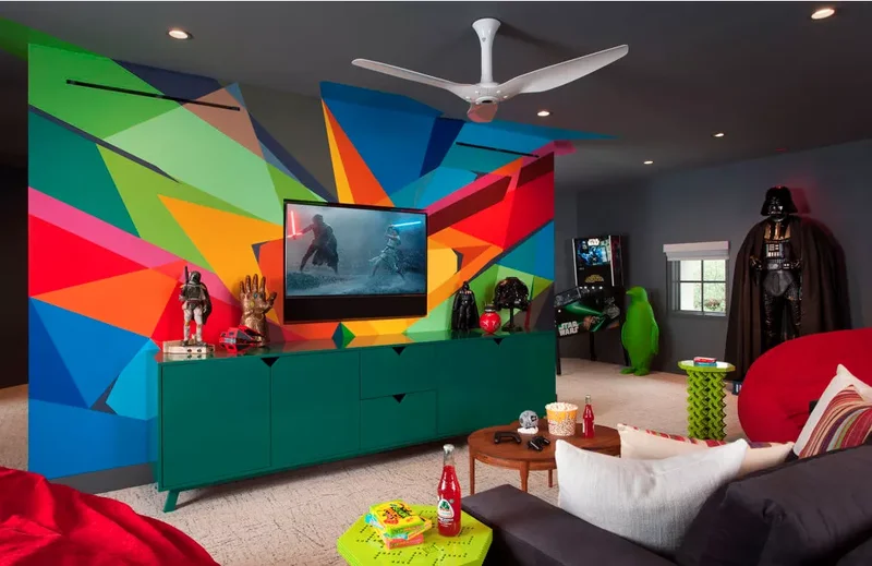 22 Bold and Playful Paint Ideas for Your Kids' Bedroom 13 Try Color Blocking