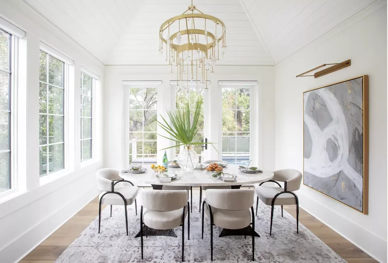 Try Cool a Traditional, Neutral Rug