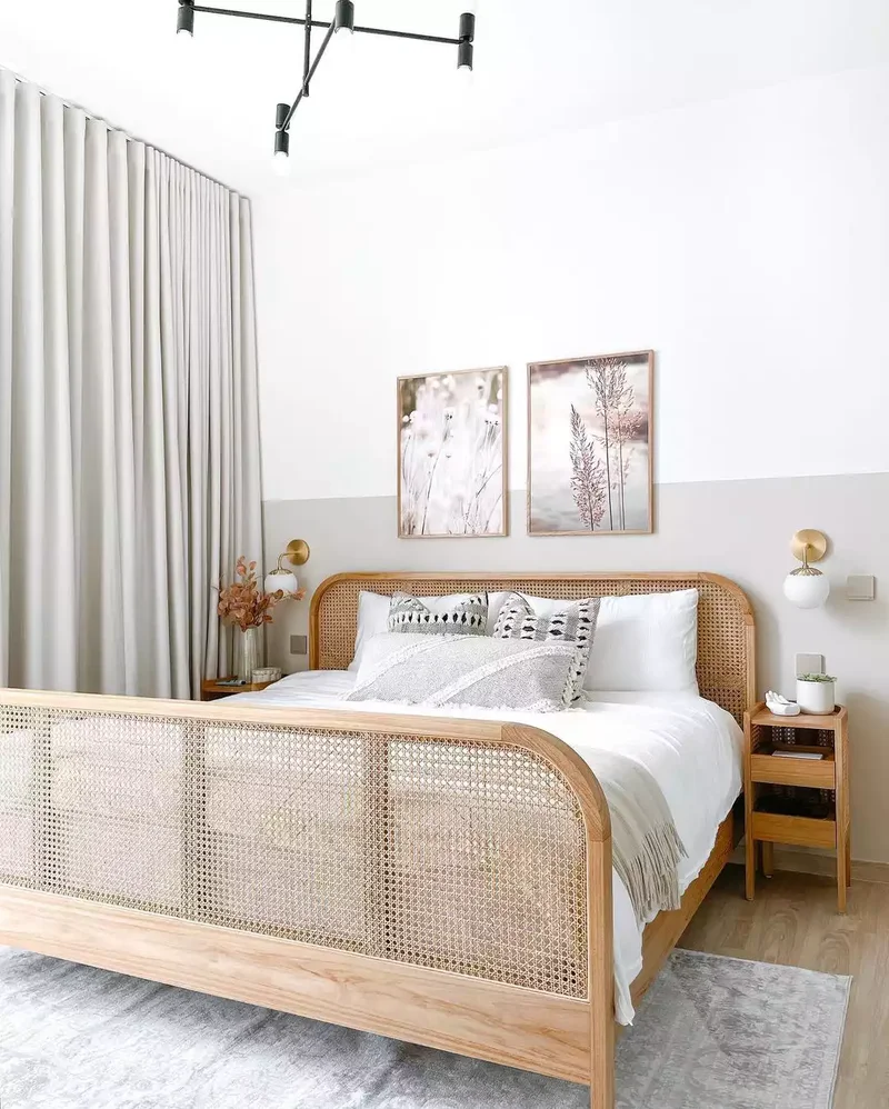 35 Apartment Bedroom Ideas to Add Personality and Warmth 22 Try Gray and Beige