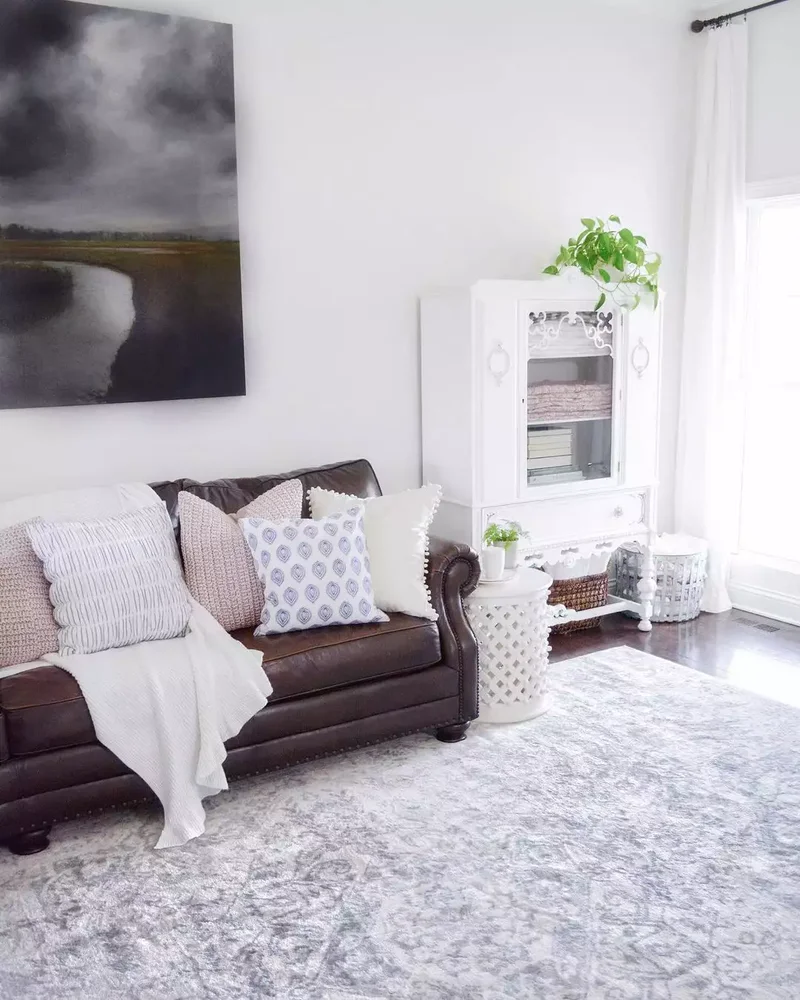 30 Dark Brown Couch Living Room Designs You'll Love 8 Try Soft Hues