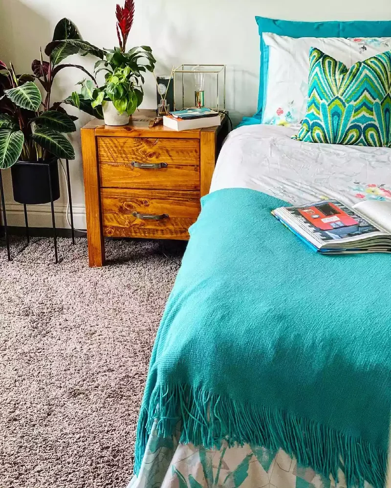 32 Stunning and Striking Teal Bedroom Design Inspirations 12 Try This Renter-Friendly Approach